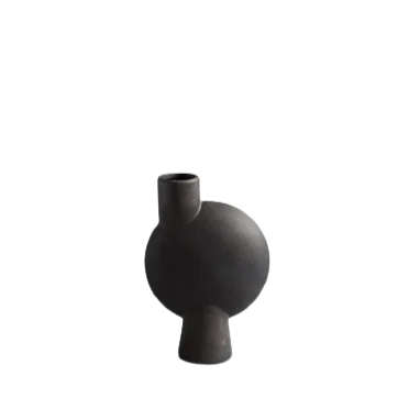 Modern black vase for striking look-Sphere Vase Bubl | Medio | Various Colours