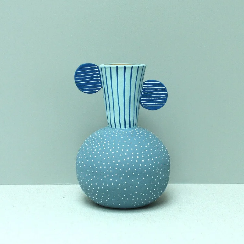 Small modern glass vase for detail-A Colourful Yarn