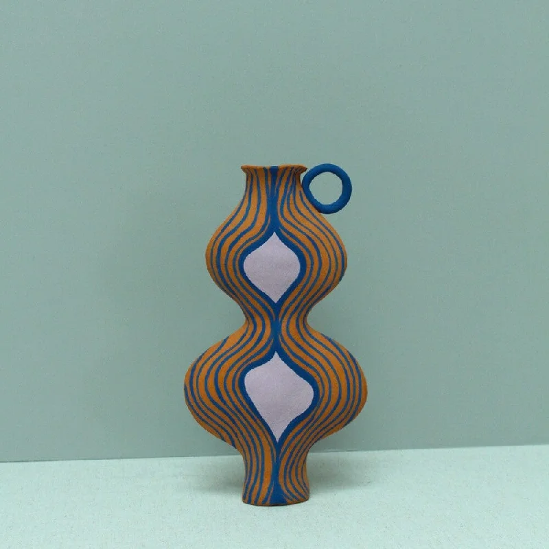 Geometric ceramic decorative vase for trend-A Life Of Her Own