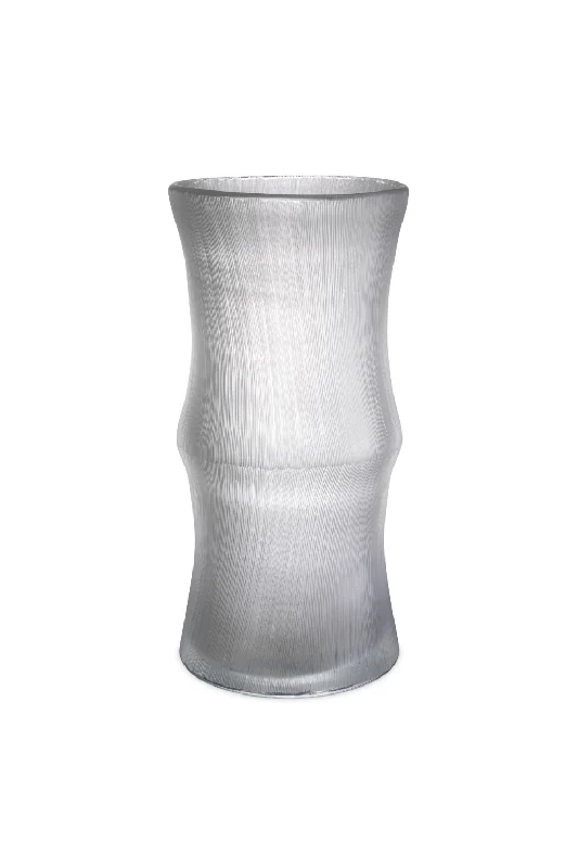 Contemporary gold flower vase for shine-Clear Hand Blown Glass Vase | Eichholtz Thiara