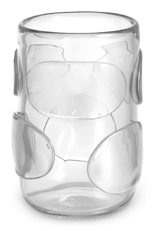 Large decorative vase for hallway-Clear Handblown Glass Vase | Eichholtz Valerio S