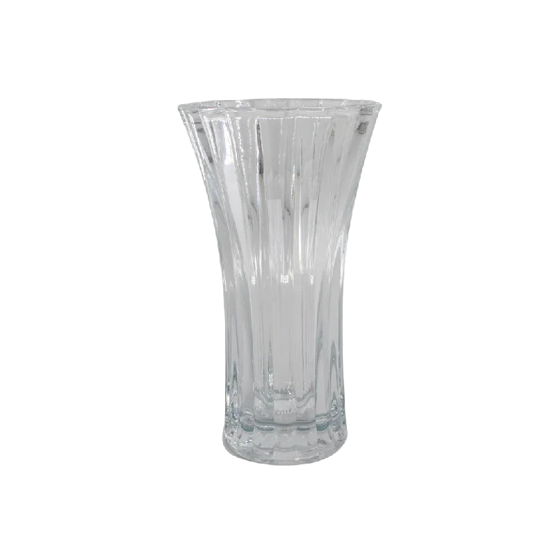 Large modern glass vase for impact-GLASS VASE 20cm