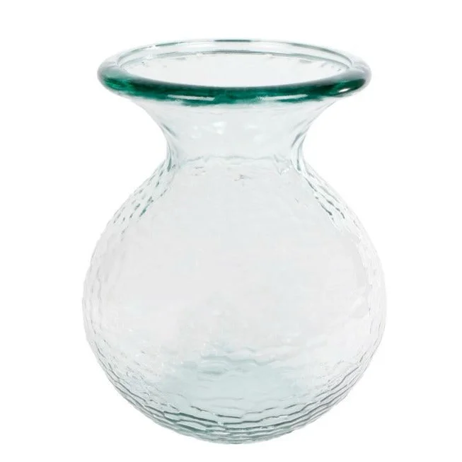 Colorful pottery flower vase for fun-VASE PARADISE CLEAR GLASS 20X20X24.5CM