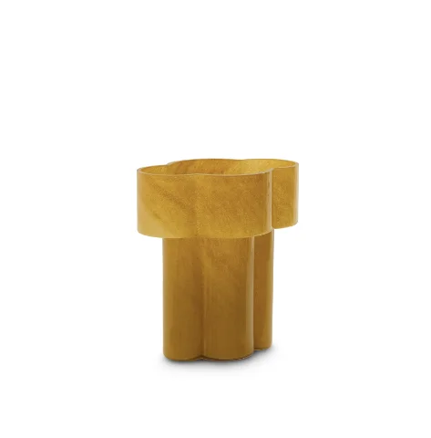 Tall ceramic flower vase for elegance-Fab Vase | Yellow