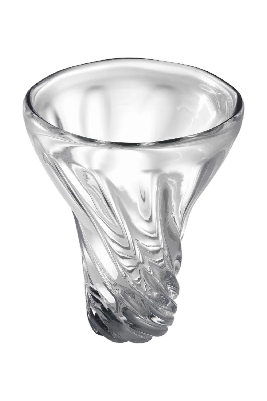 Contemporary marble decorative vase for class-Hand-Blown Clear Glass Vase | Eichholtz Angelia