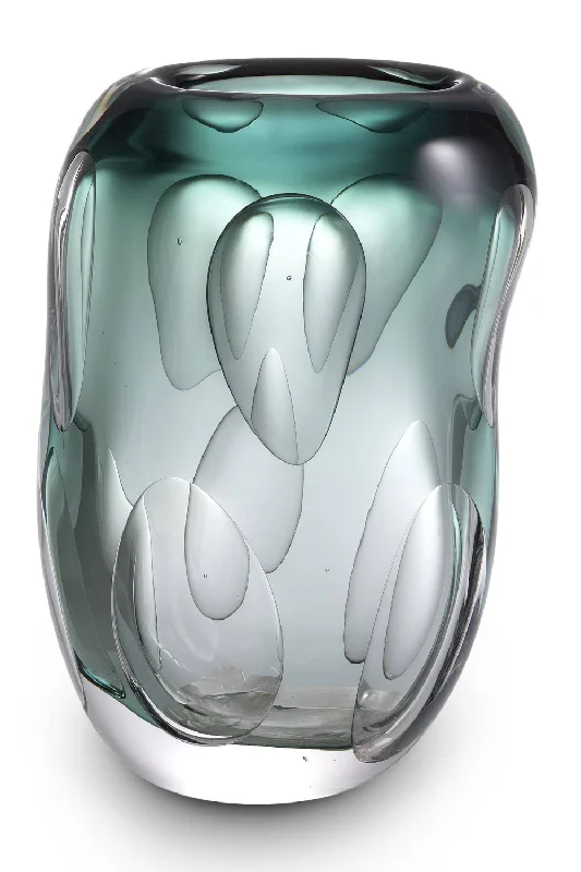 Large modern decorative vase for bold-Handblown Glass Vase | Eichholtz Sianni S