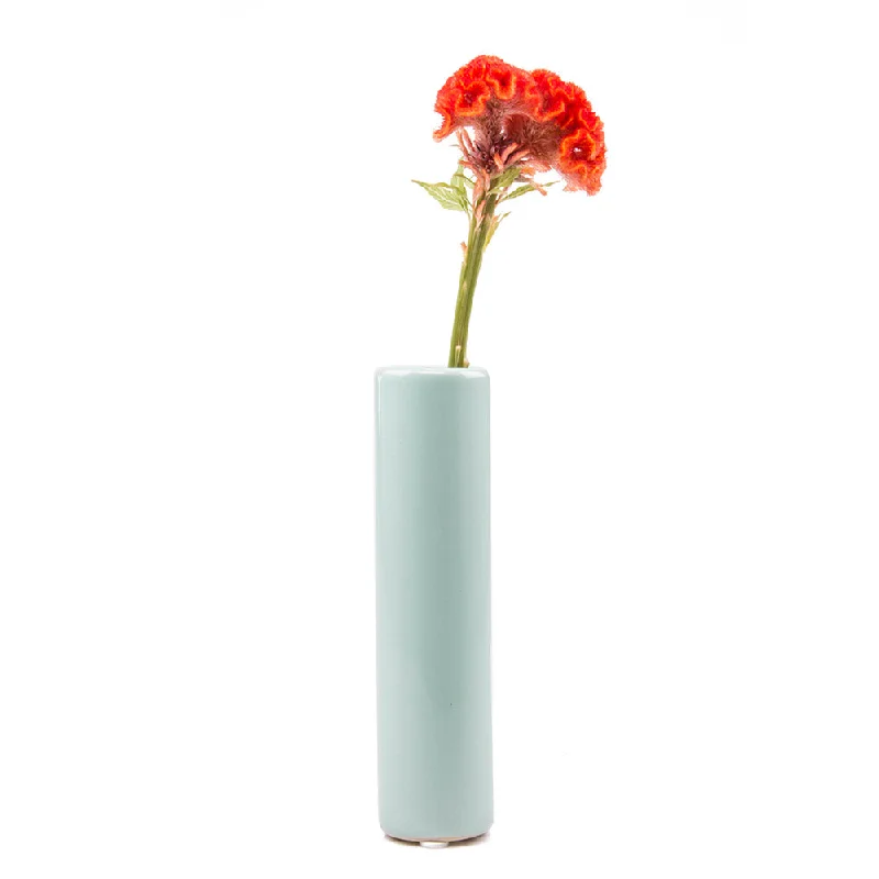 Small modern ceramic vase for subtlety-Moloko Ceramic Bud Vase