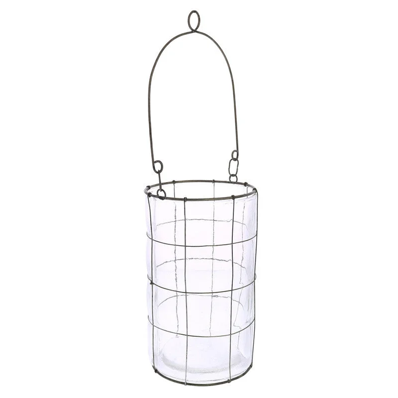 Tall minimalist black vase for sleekness-Nils Lantern, Glass - Lrg