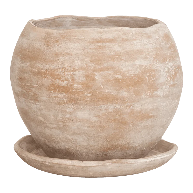 Luxury white vase for elegant style-Pot Terra