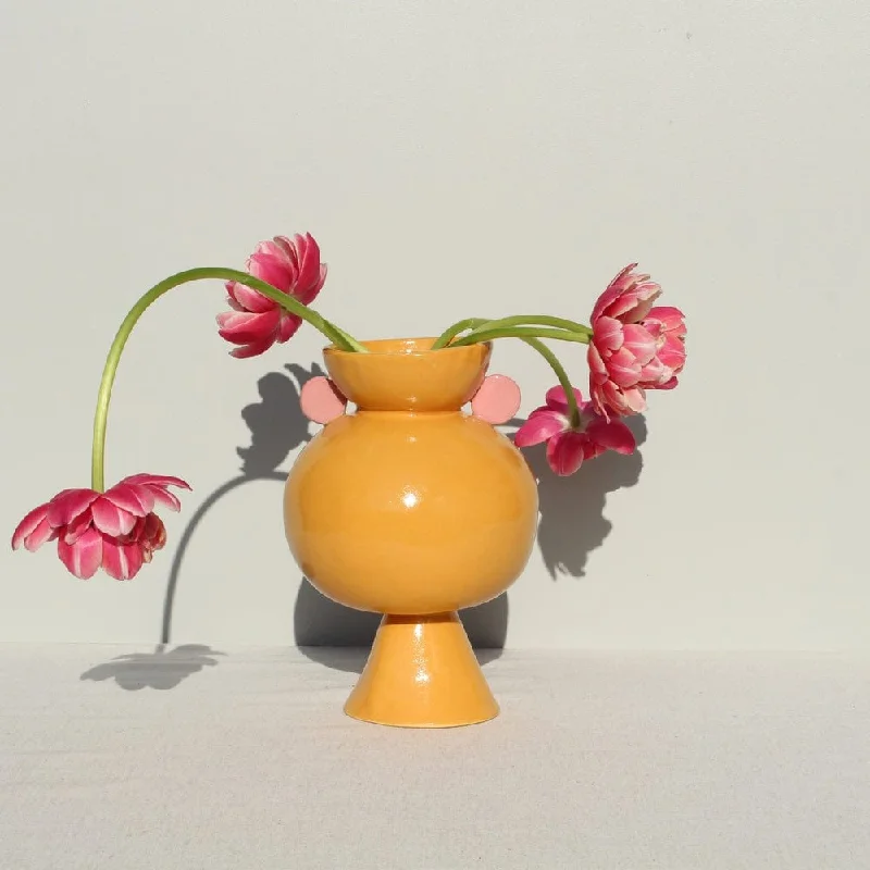 Luxury gold vase for elegance-Sunshine Vessel