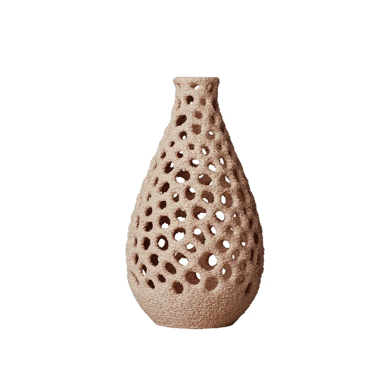 Contemporary gold vase for glamour-Vase NORA, 20 cm