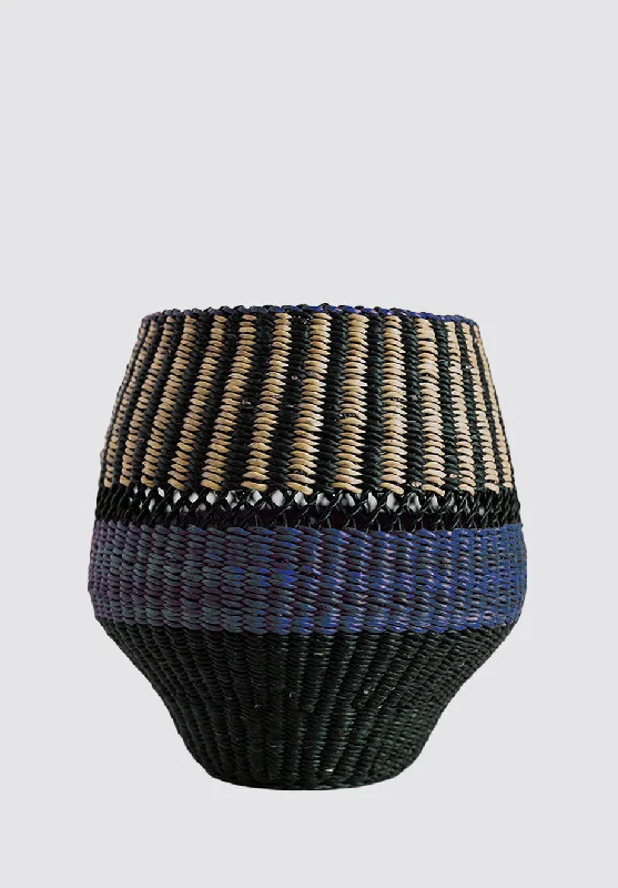 Geometric pottery vase for modern edge-Vase | Pin Stripe | Small