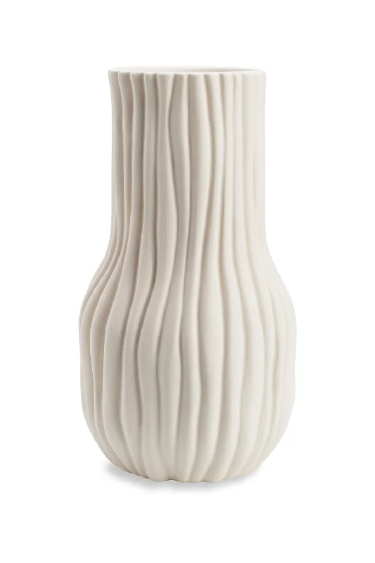 Colorful modern ceramic vase for energy-White Hand-Glazed Ceramic Vase | Liang & Eimil Barc