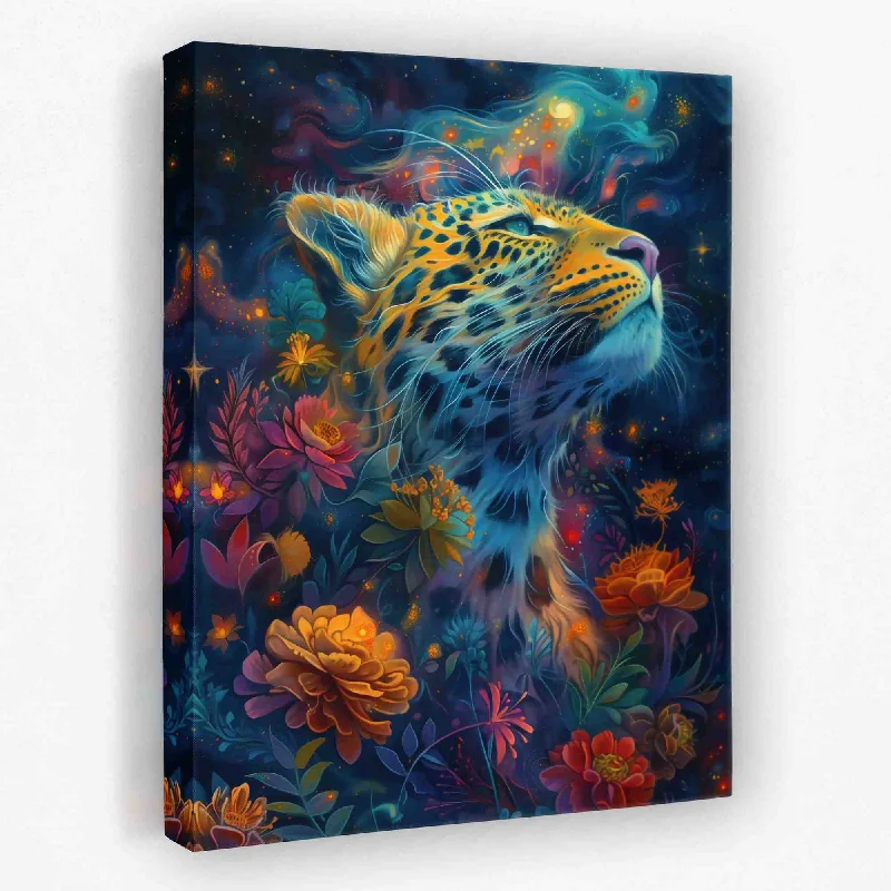 Modern black floral wall art for bold-Big Cat Whiskers