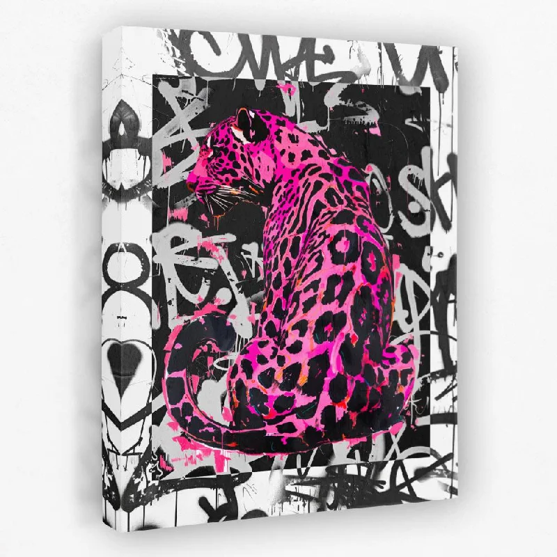 Boho style abstract wall art for warmth-Bink Leopard