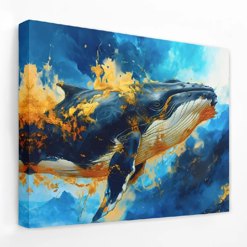 Nature themed wall art for outdoor vibe-Blue Magic