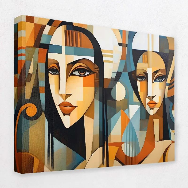 Nature themed wall art for outdoor vibe-Bright Eyed Goddesses