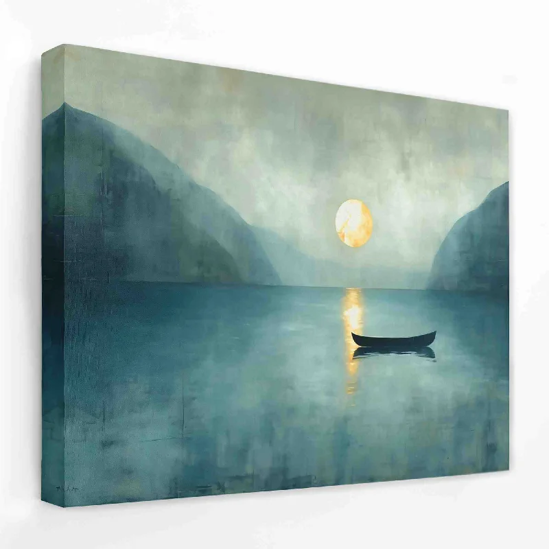 Large floral geometric wall art for drama-Calm Waters