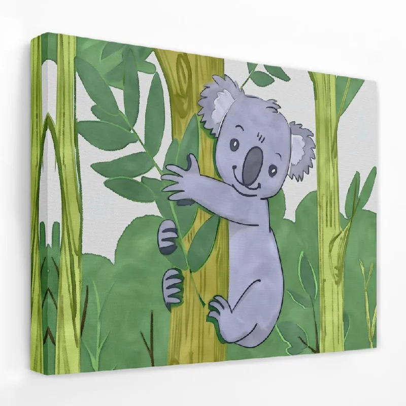 Luxury gold wall art for hallway-Cartoon Koala