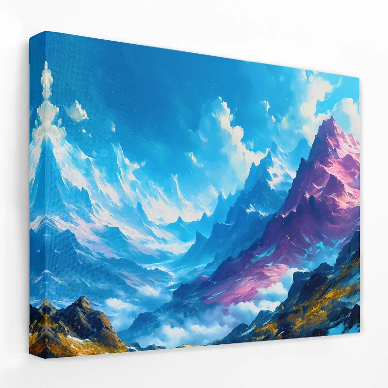 Rustic farmhouse abstract wall art for charm-Celestial Peak