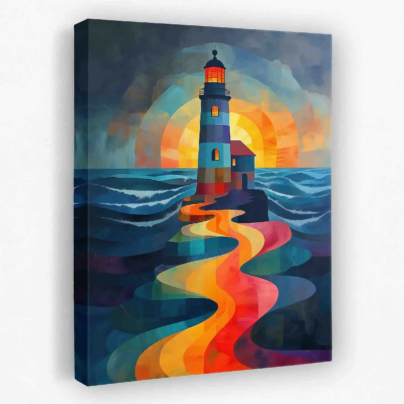 Modern colorful abstract wall art for energy-Dreamy Light