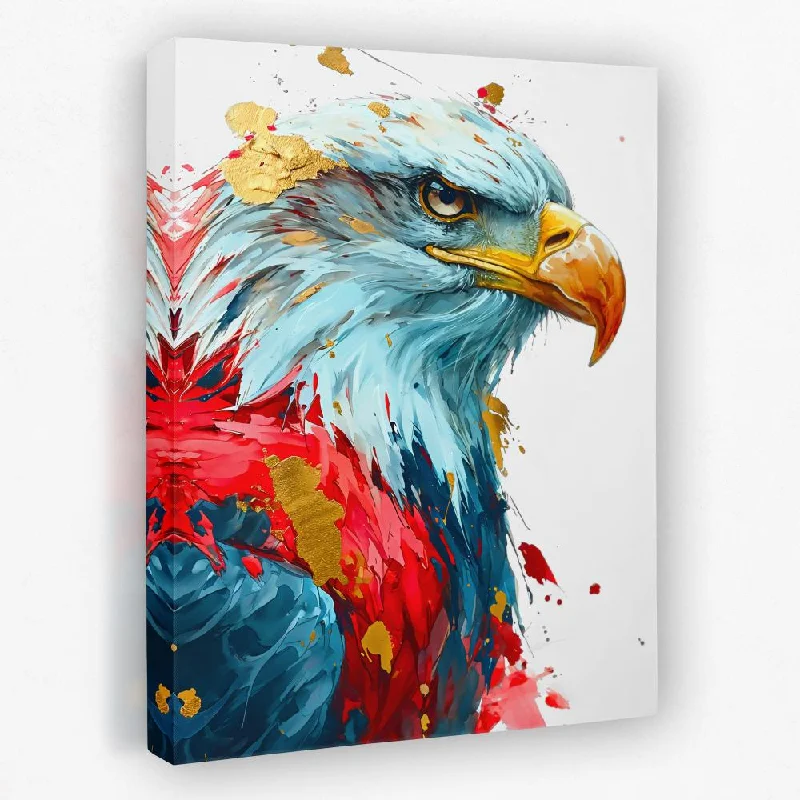 Luxury framed floral wall art for elegance-Eagle's Spirit