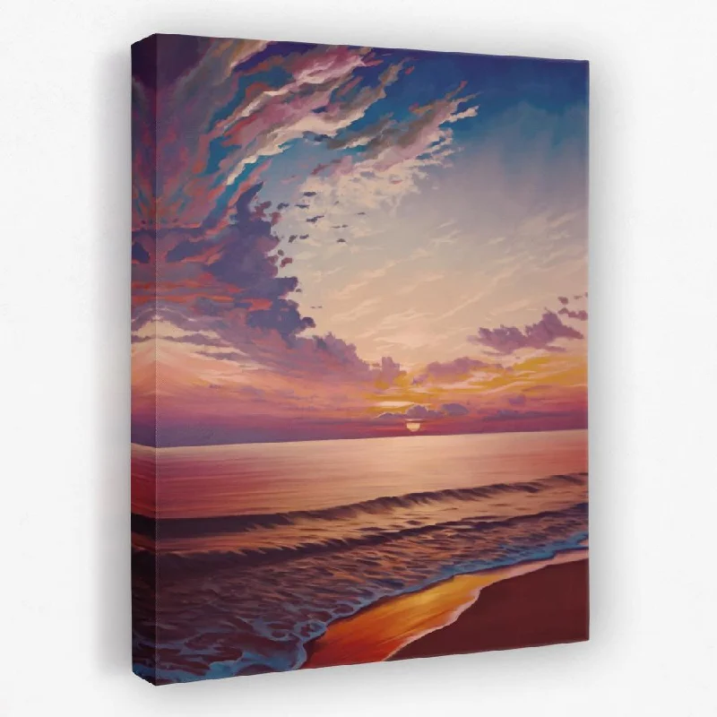 Small luxury abstract wall art for detail-Fabulous Sunset