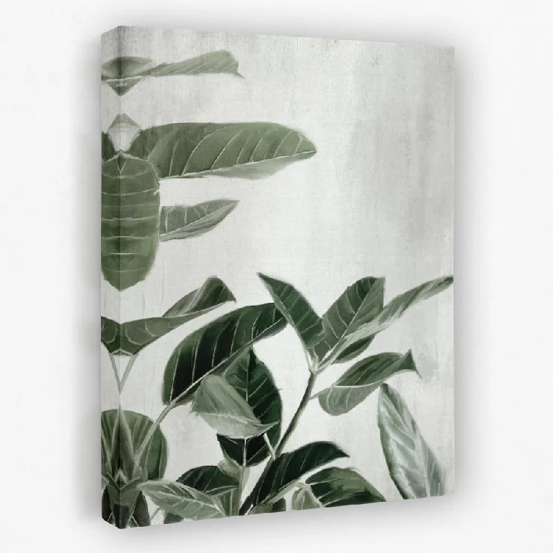 Boho style abstract wall art for warmth-Ficus Plants