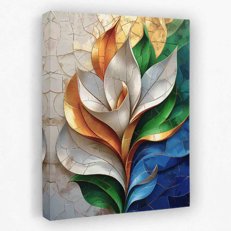 Large floral wall art for bold statement-Floral Mystery