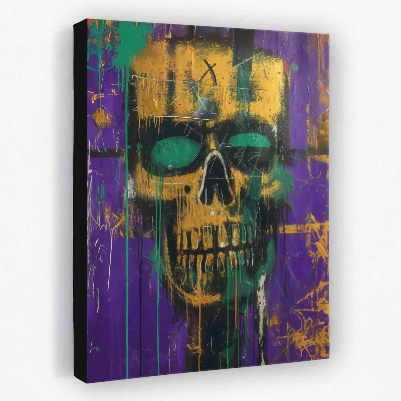 Custom watercolor abstract wall art for creativity-Gold Zombie