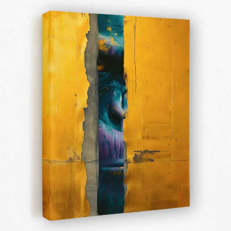 Modern colorful wall art for bold decor-Gorilla Gold