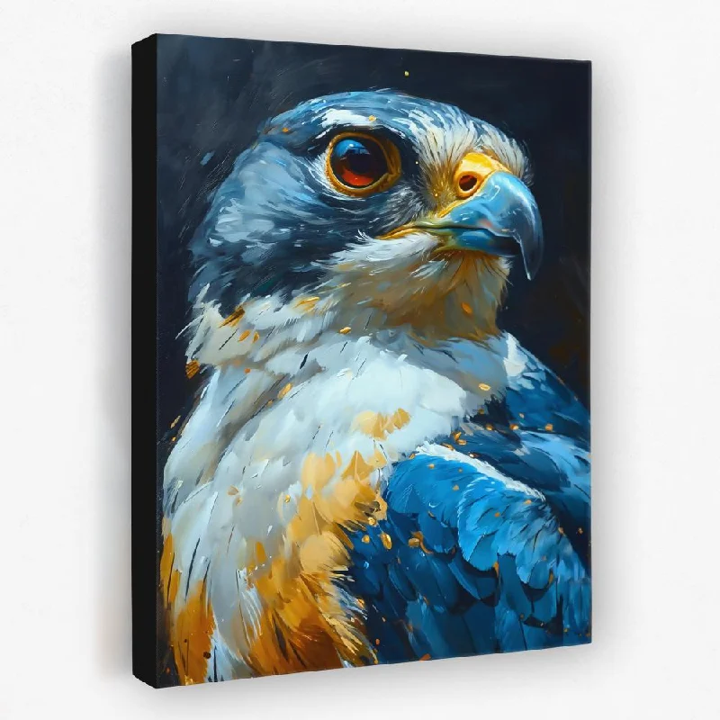 Small luxury animal wall art for intimate-Hawk's Solace