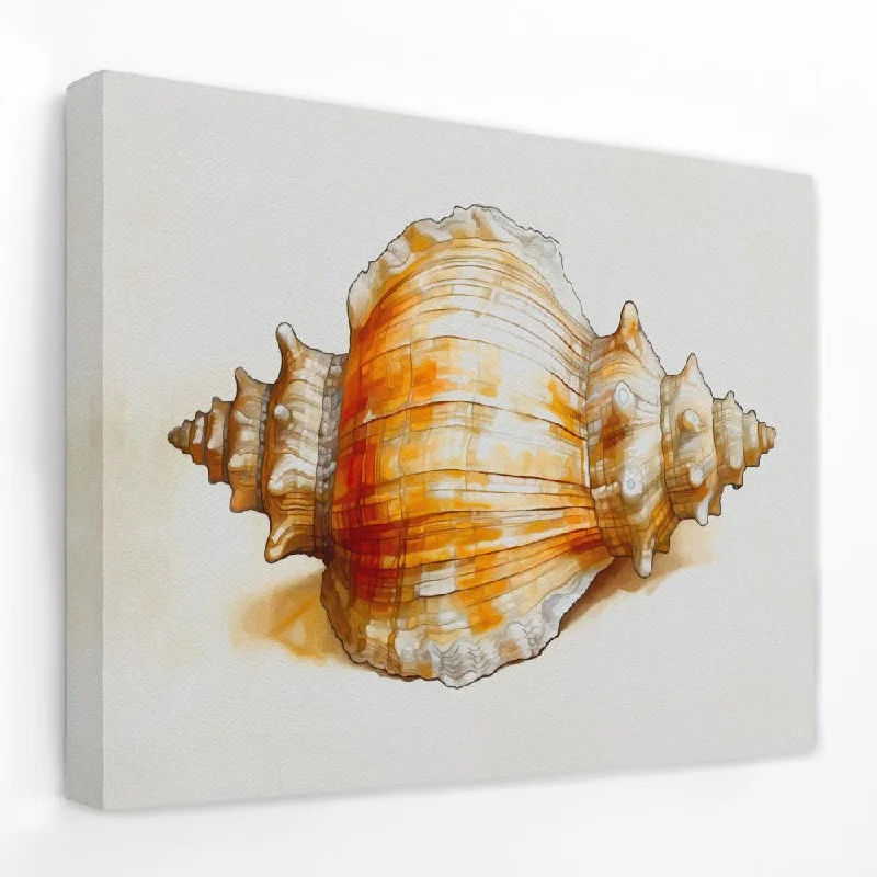 Minimalist geometric abstract wall art for lines-Neutral Seashell