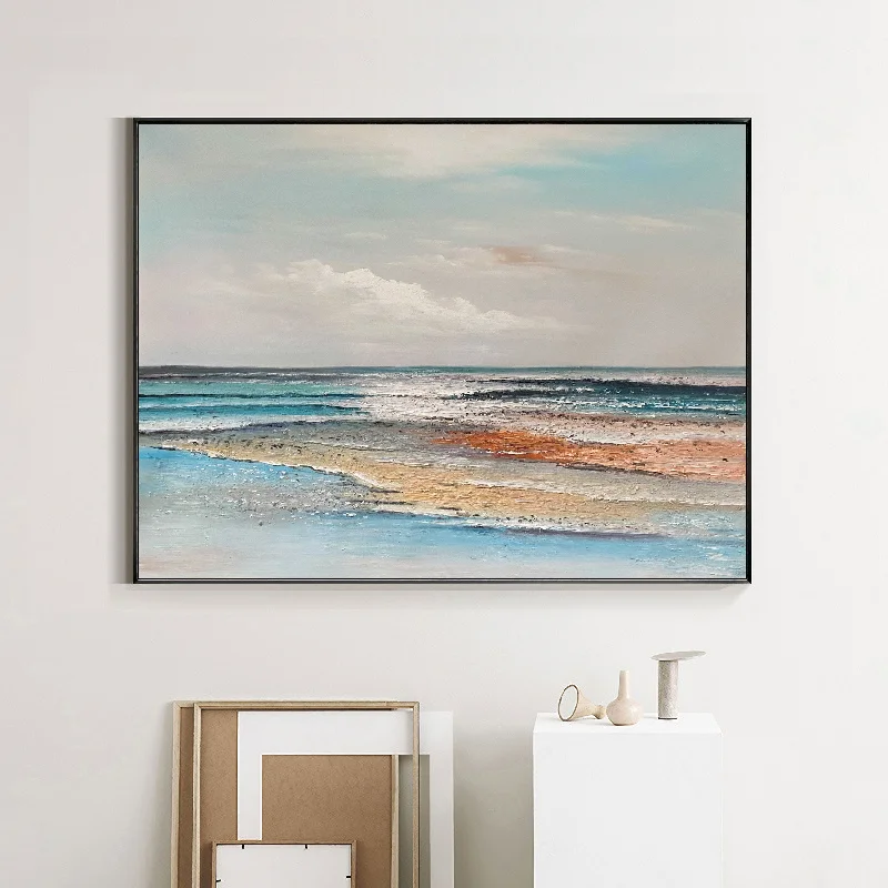 Ocean Painting Large Coastal Wall Art Beach Painting Landscape Op074