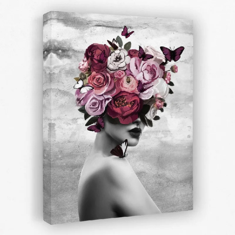 Boho style abstract wall art for warmth-Rose Mind