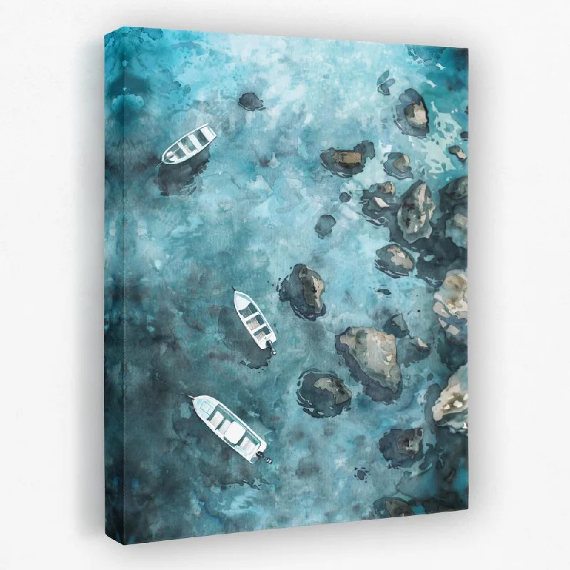 Luxury floral wall art for sophistication-Sea Pier