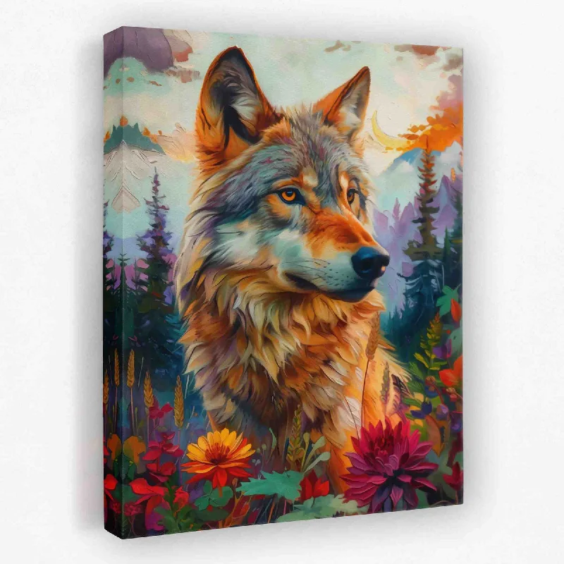 Modern art wall art for studio-Stunning Wolf