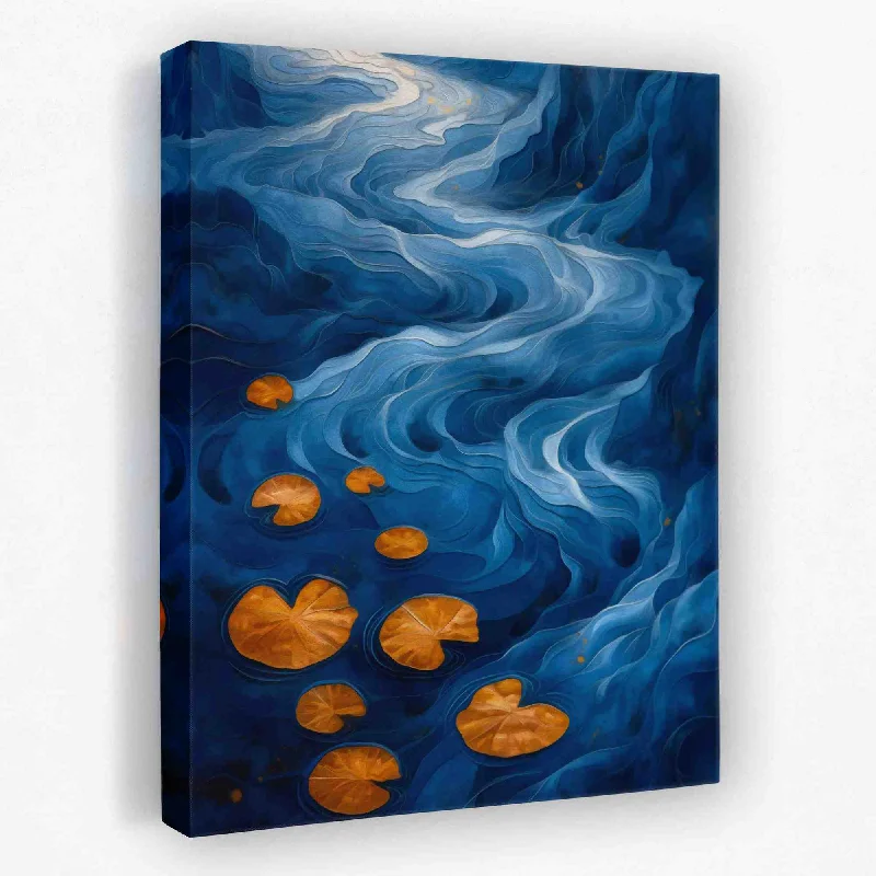 Boho style animal canvas wall art for eclectic-Tranquil Oasis