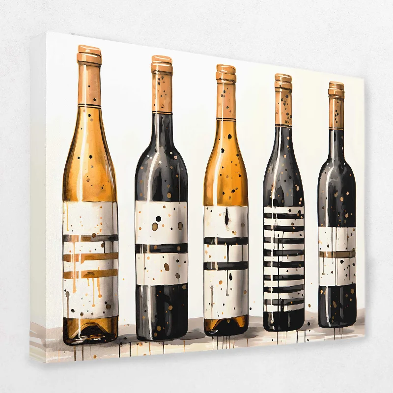 Custom abstract canvas wall art for uniqueness-Wine Rhapsody