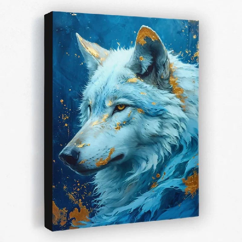 Nature themed wall art for outdoor vibe-Wolf Fanatic